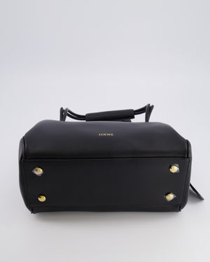 Loewe Black Supple Calfskin Medium Madrid Bag with Gold Hardware RRP £4,200