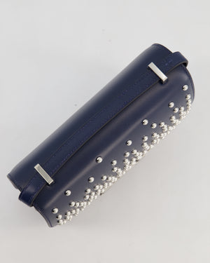 *HOT & RARE* Hermès Mini Constance III Miroir 18 Bag in Bleu Abysse Calfskin Box Leather with Palladium Hardware