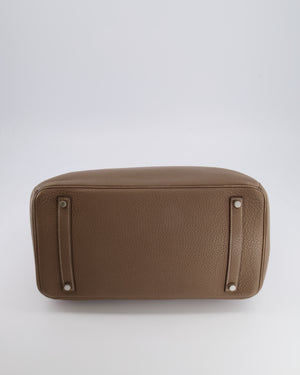Hermès Birkin 35 Bag in Etoupe Togo Leather with Palladium Hardware
