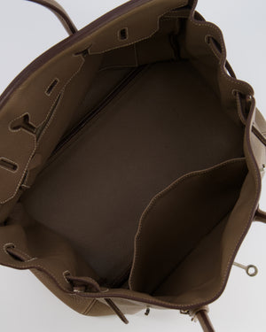 Hermès Birkin 35 Bag in Etoupe Togo Leather with Palladium Hardware