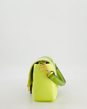 *COLLECTOR'S PIECE* Fendi x Sarah Jessica Parker Baguette Bag in Green Degrade Sequins with Interchangeable Hardware