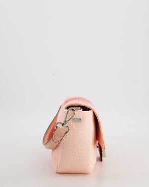 *COLLECTOR'S PIECE* Fendi x Sarah Jessica Parker Baguette Bag in Red & Pink Degrade Sequins with Interchangeable Hardware