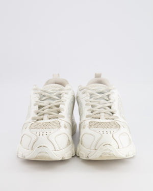 Christian Dior White Mesh and Leather-Effect Panels Chrono Sneakers Size EU 39 RRP £890