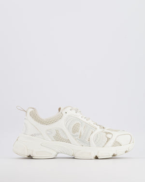 Christian Dior White Mesh and Leather-Effect Panels Chrono Sneakers Size EU 39 RRP £890