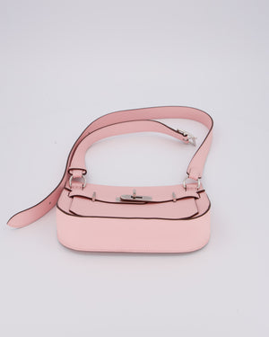 *RARE & HOT* Hermès Mini Jypsiere Bag in Rose Sakura Swift Leather with Palladium Hardware