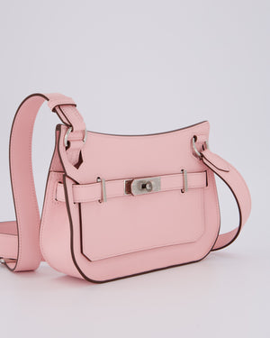 *RARE & HOT* Hermès Mini Jypsiere Bag in Rose Sakura Swift Leather with Palladium Hardware