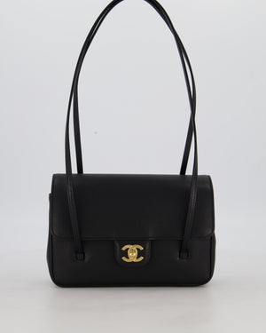 *RARE* Chanel 26P Preppy Coco Small Flap Bag in Shiny Caviar Leather with Gold Hardware
