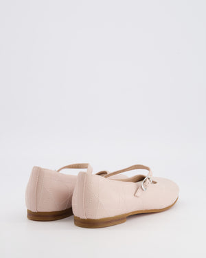 Christian Dior Kids Blush Pink Ballet Flat Shoes Size 34 RRP £440