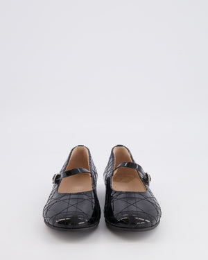 Christian Dior Kids Black Patent Ballet Flat Shoes Size 33 RRP £440