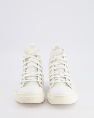 Christian Dior Kids White B23 High-Top Oblique Sneakers Size 33 RRP £650