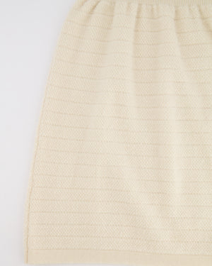 Loro Piana Kids Cream Cashmere Hooded Long-Sleeve Dress Size 8 years RRP £900