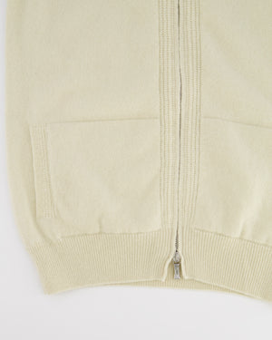 Loro Piana Kids Cream Baby Cashmere Gilet and Trousers Set Size 8 years RRP £1,500