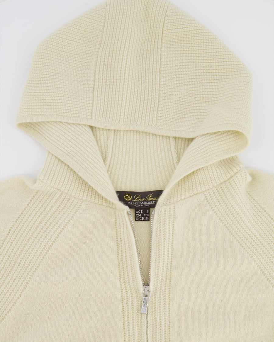 Loro Piana Kids Cream Baby Cashmere Gilet and Trousers Set Size 8 years RRP £1,500