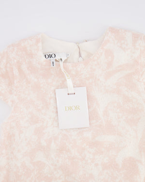 Christian Dior Kids Pink and White Sequin Mini Dress with Tulle Layering Size 8 years RRP £1,150