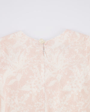 Christian Dior Kids Pink and White Sequin Mini Dress with Tulle Layering Size 8 years RRP £1,150