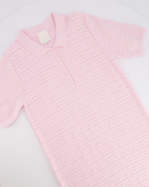Givenchy Kids Pink Knit Logo Cardigan and Polo Dress Size 10 years RRP £800