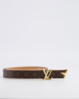 Louis Vuitton Pretty LV 20mm Monongram Reversible Belt Size 75/80cm RRP £395