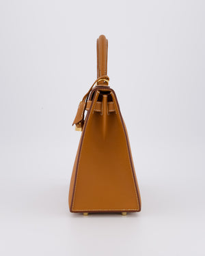 Hermès Kelly 28 Sellier Bag in Gold Epsom Leather with Gold Hardware