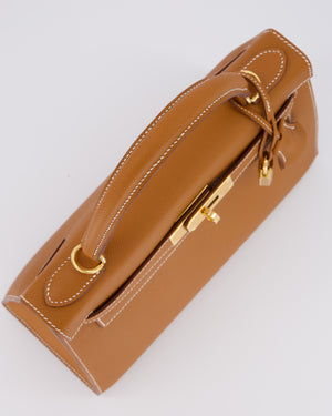 Hermès Kelly 28 Sellier Bag in Gold Epsom Leather with Gold Hardware