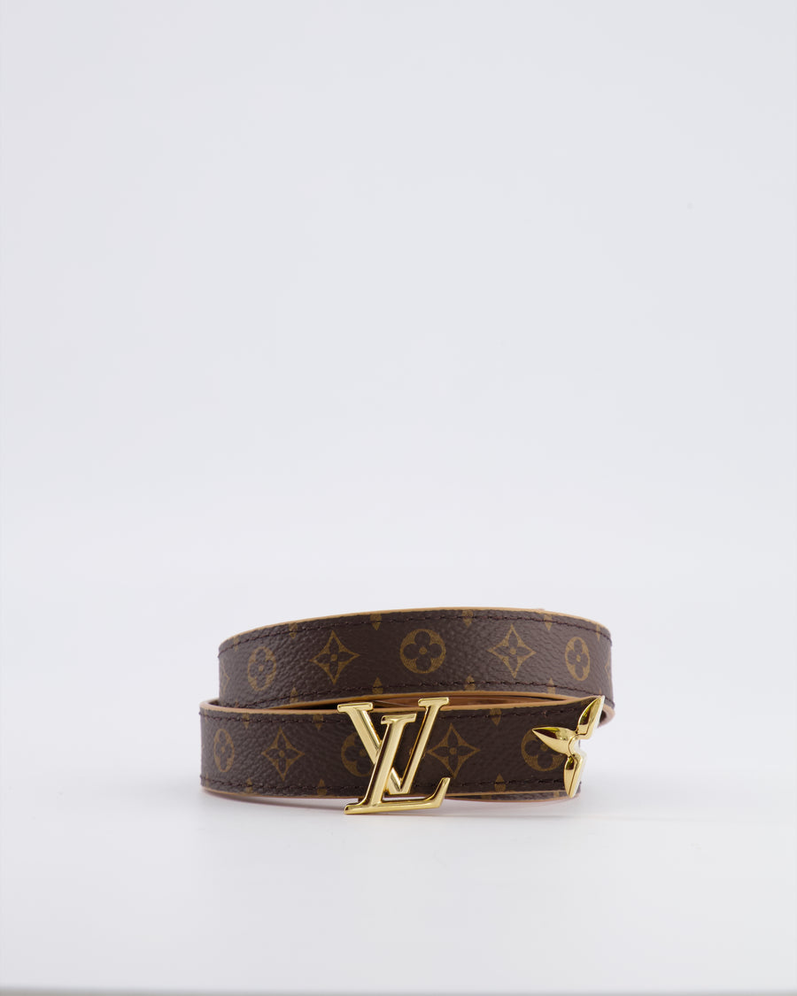 Louis Vuitton Pretty LV 20mm Monongram Reversible Belt Size 75/80cm RRP £395