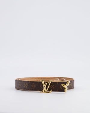 Louis Vuitton Pretty LV 20mm Monongram Reversible Belt Size 75/80cm RRP £395