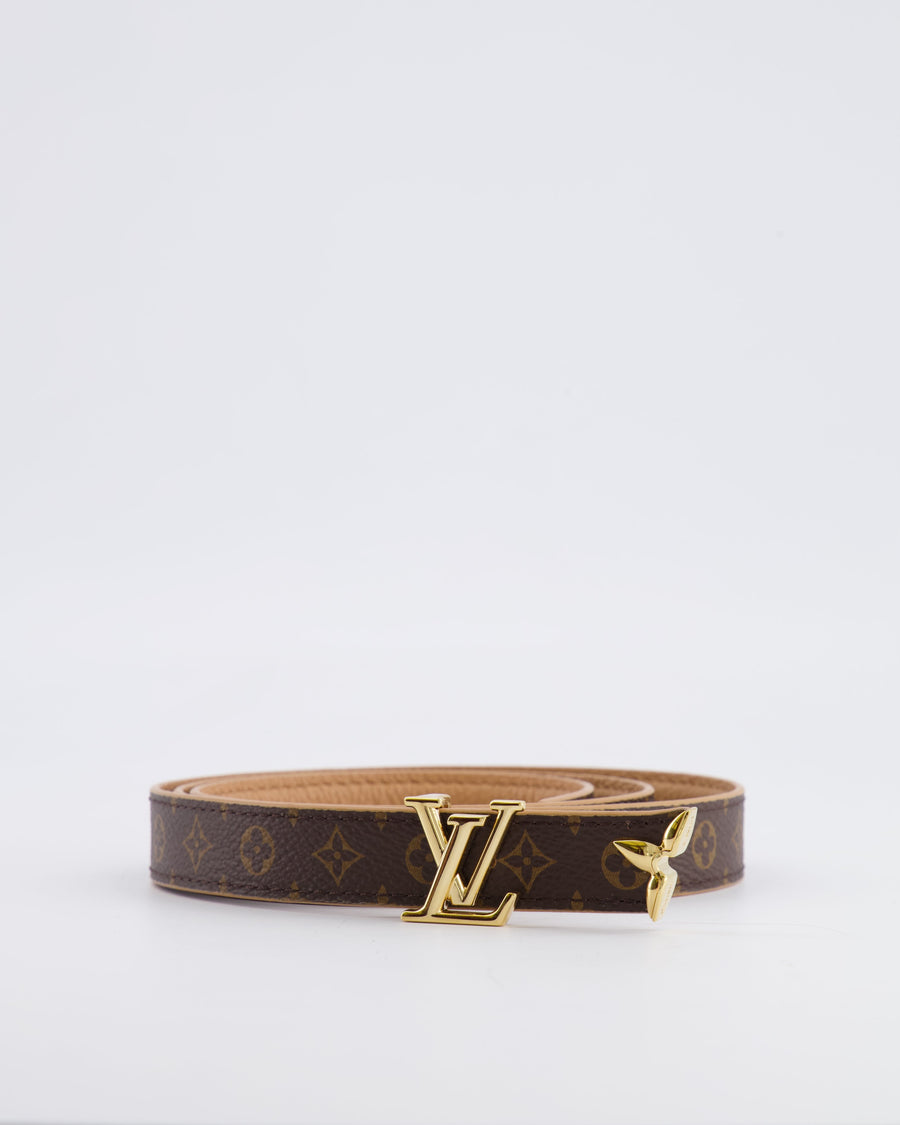 Louis Vuitton Pretty LV 20mm Monongram Reversible Belt Size 75/80cm RRP £395