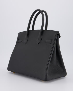 *RARE* Hermès Birkin 30 Bag in Plomb Togo Leather with Permabrass Hardware