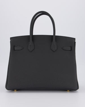 *RARE* Hermès Birkin 30 Bag in Plomb Togo Leather with Permabrass Hardware