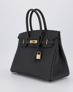 *RARE* Hermès Birkin 30 Bag in Plomb Togo Leather with Permabrass Hardware