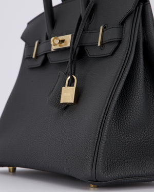 *RARE* Hermès Birkin 30 Bag in Plomb Togo Leather with Permabrass Hardware