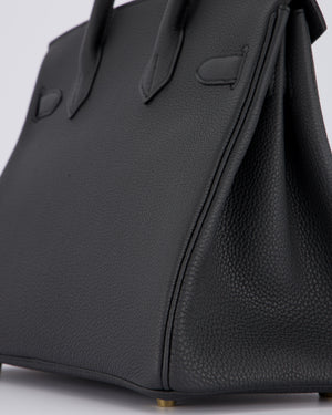 *RARE* Hermès Birkin 30 Bag in Plomb Togo Leather with Permabrass Hardware