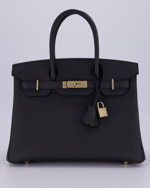 *RARE* Hermès Birkin 30 Bag in Plomb Togo Leather with Permabrass Hardware