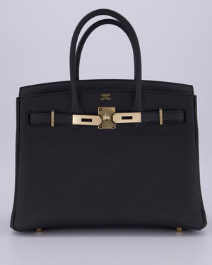 *RARE* Hermès Birkin 30 Bag in Plomb Togo Leather with Permabrass Hardware