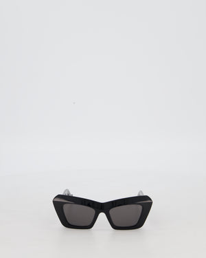Loewe Black Anagram Cat Eye Sunglasses with Logo