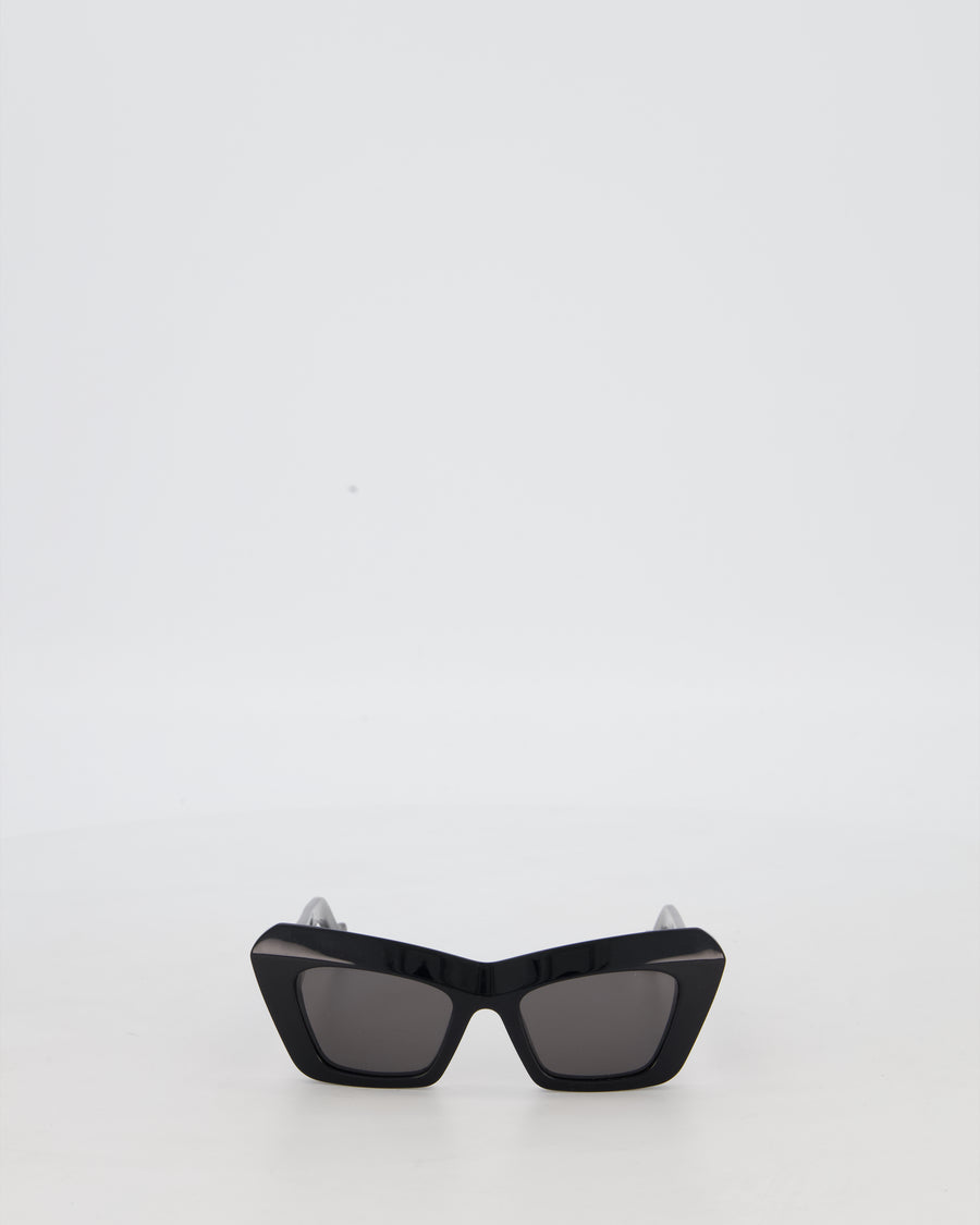 Loewe Black Anagram Cat Eye Sunglasses with Logo