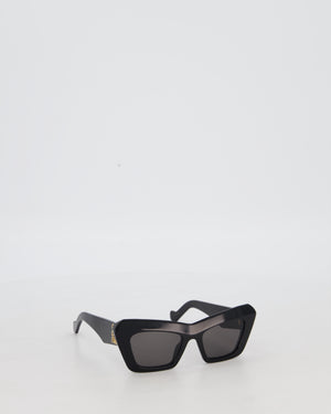 Loewe Black Anagram Cat Eye Sunglasses with Logo