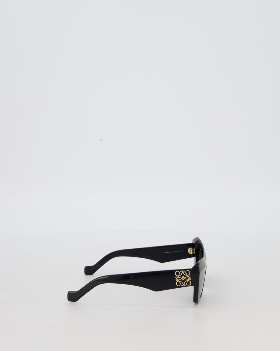 Loewe Black Anagram Cat Eye Sunglasses with Logo