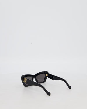 Loewe Black Anagram Cat Eye Sunglasses with Logo