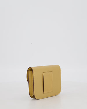 Hermès Constance Slim Belt Wallet Bag in Dore Chamkilight Chevre Leather with Permabrass Hardware