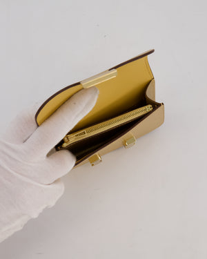 Hermès Constance Slim Belt Wallet Bag in Dore Chamkilight Chevre Leather with Permabrass Hardware