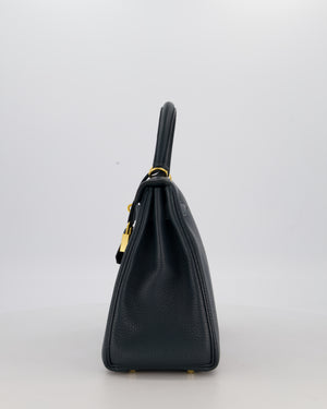 Hermès Kelly 28 Retourne Bag in Vert Cypress Togo Leather with Gold Hardware