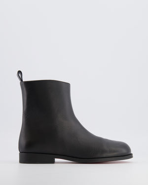Christian Louboutin Kids Black Leather Bootynou Ankle Boots Size 35 RRP £485