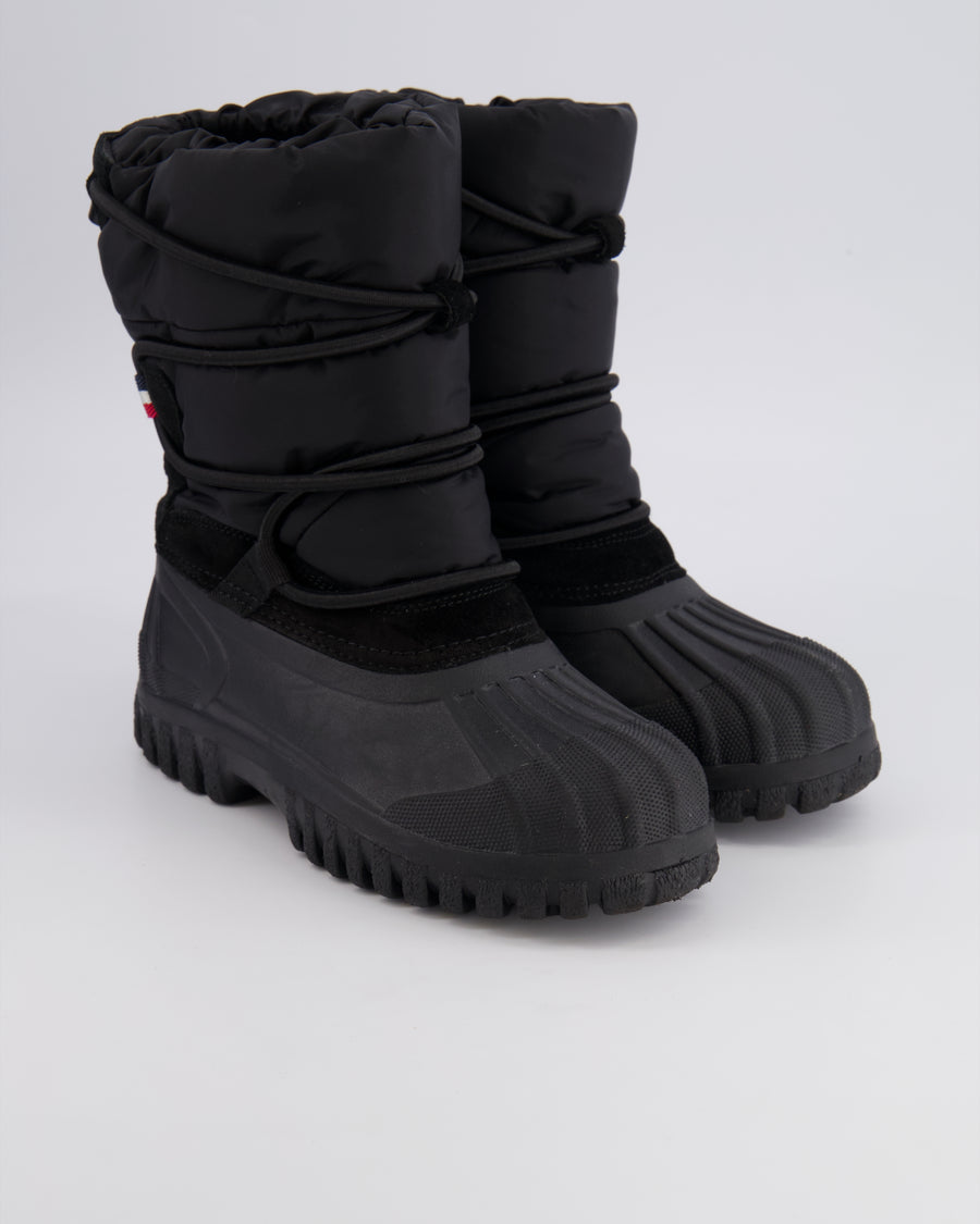 Moncler Kids Black Chris Ski Boots Size 34 RRP £285