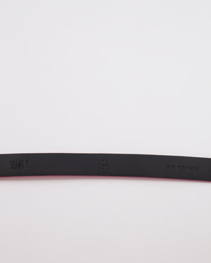 Chanel Pink Patent Leather Belt with Pink CC Logo Buckle 75cm