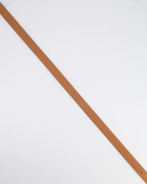 Hermès Au Carré Reversible Belt in Green and Navy with Gold Interior and Palladium H Buckle 80cm