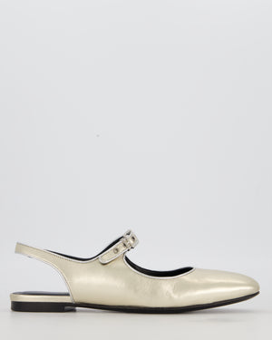 Hermès Kleo Slingback Mules in Plantine Goatskin Leather Size EU 37 RRP £1,080