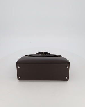 *RARE* Hermès Kelly 28 Sellier Bag in Bai Brun Epsom Leather with Palladium Hardware