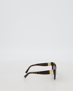 *DUBAI* Valentino Brown Tortoiseshell Rockstud Sunglasses