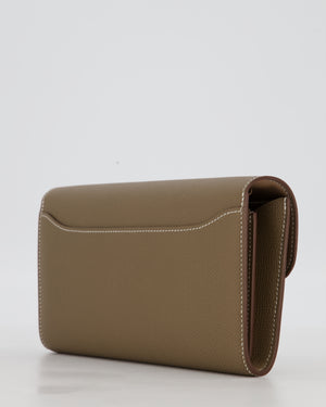 Hermès Constance To Go Bag in Etoupe Epsom Leather with Palladium Hardware