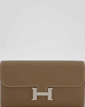 Hermès Constance To Go Bag in Etoupe Epsom Leather with Palladium Hardware